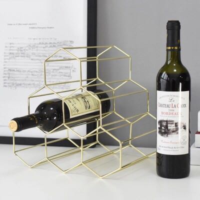 Modern Metal Wine Rack